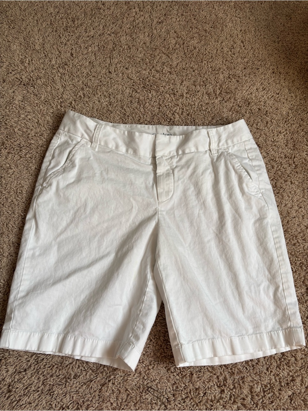 Caslon White Women's Cargo Shorts